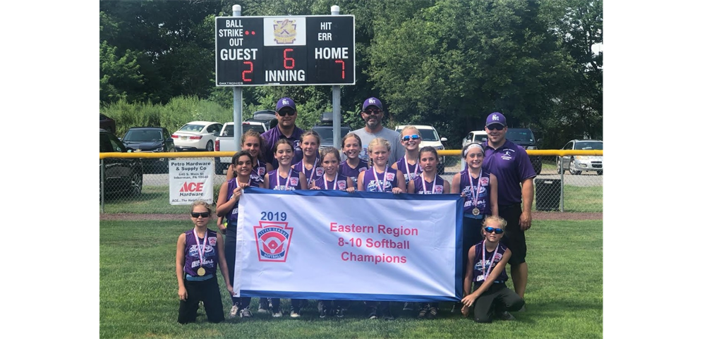 2019 Eastern Region 8-10 Softball Champions